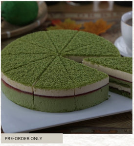 Earl Matcha & Raspberry Mousse